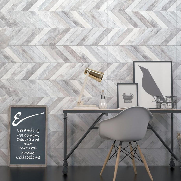 velocity porcelain chevron pattern wood tile